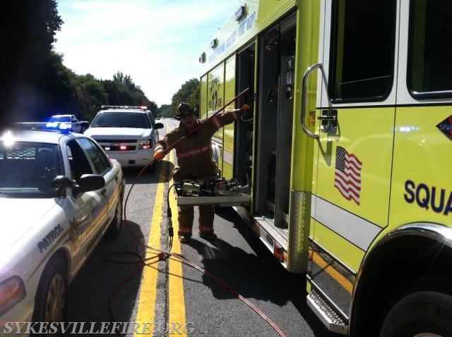 Rescue Squad Responds on Vehicle Collision with Rescue - Sykesville ...